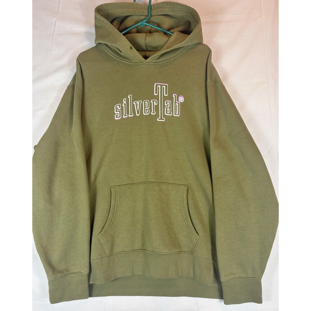 Levi’s Silvertab Hoodie Pullover L/S Standard Fit Olive Green Men’s 2XL
